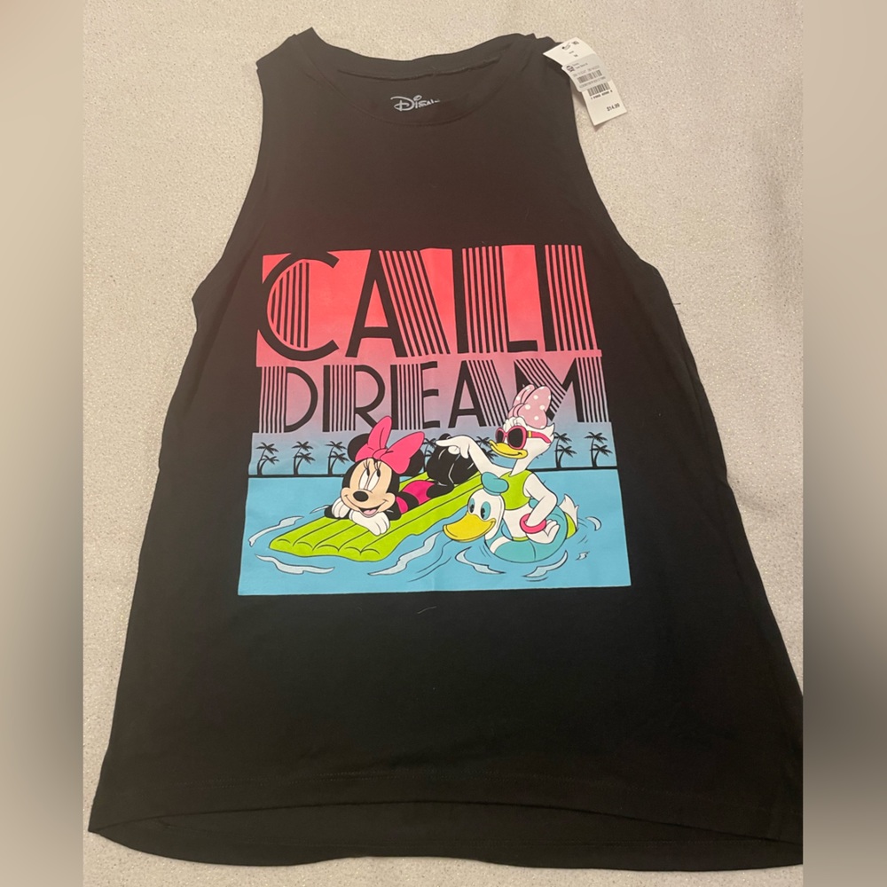 Brand new with tags Black Disney tank top size medium in women’s